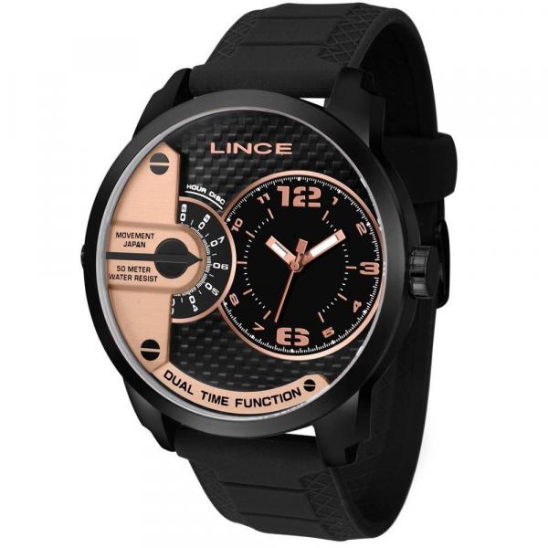 Relógio Masculino Lince Big Case Mrph050s P2px Black