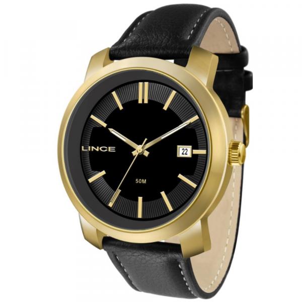 Relógio Masculino Lince Mrc4464s P1px Casual Dourado