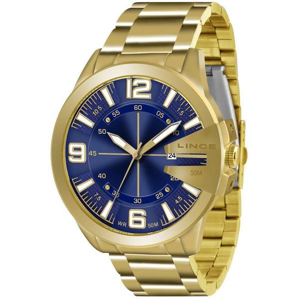 Relogio Masculino Lince Mrg4333s D2kx Dourado