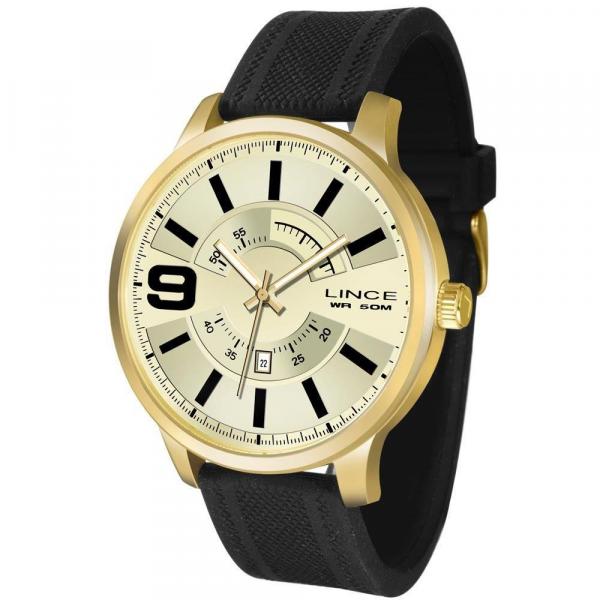 Relógio Masculino Lince Mrph055s C2px Casual Dourado