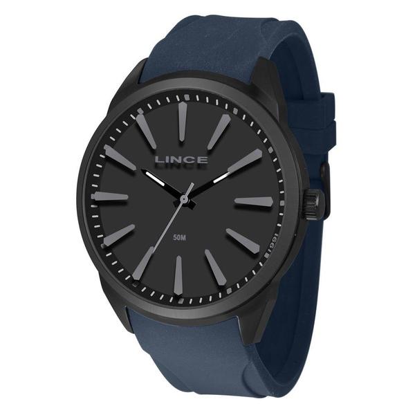 Relogio Masculino Lince Preto com Pulseira de Silicone