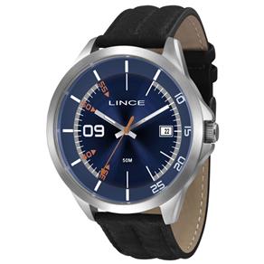 Relógio Masculino Lince Pulseira de Couro Marrom Mrc4361s D2px