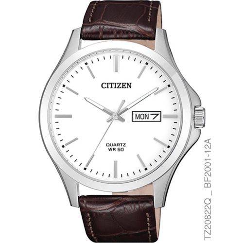 Relogio Masculino Luxo Citizen TZ20822Q Pulseira Couro