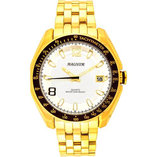 Relógio magnum masculino cronógrafo dourado ma34398p - Relógio Masculino -  Magazine Luiza
