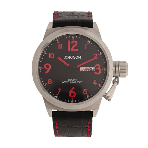 Relógio Magnum Sports Masculino MA32283Z Pulseira Prata