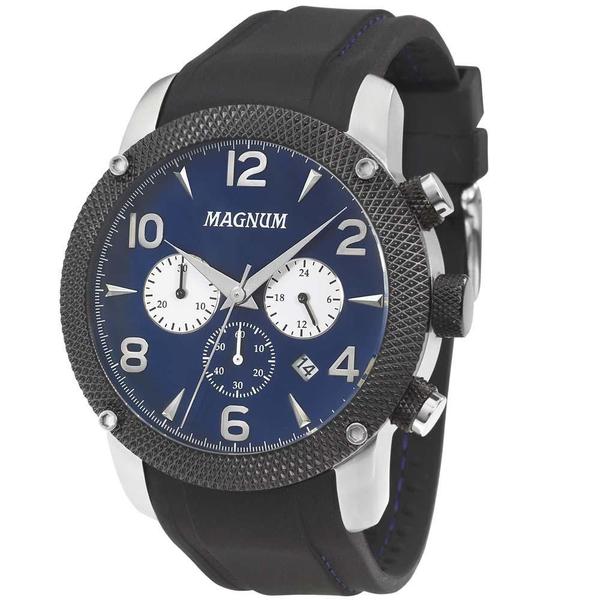 Relógio Masculino Magnum Analógico MA34889F - Prata/Preto