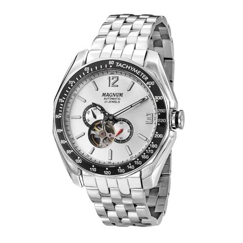 Relógio Masculino Magnum Automatic 21 Jewels MA33951Q Aço