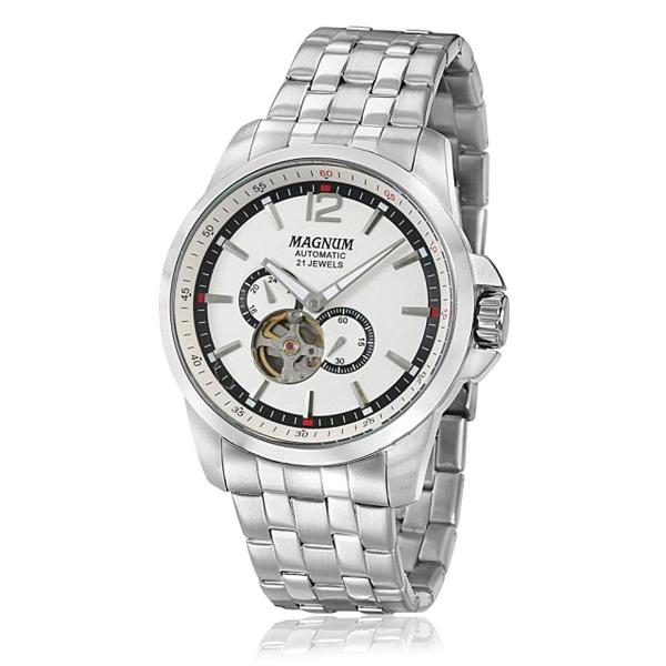 Relógio Masculino Magnum Automatic 21 Jewels MA33933Q Aço