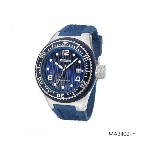 Relogio Masculino Magnum Azul Ma34021f