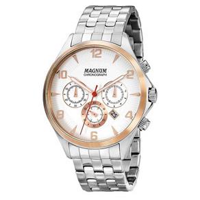 Relógio Masculino Magnum Chronograph MA33513Q - Prata/Rose