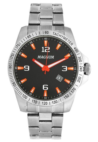 Relógio Masculino Magnum Prateado MA34978j