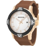 Relógio Masculino Magnum Silicone Marrom MA34414Z