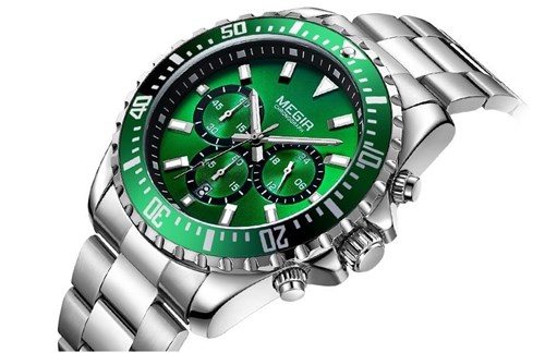 Relógio Masculino Megir Original Pronta Entrega - Estilo Rolex