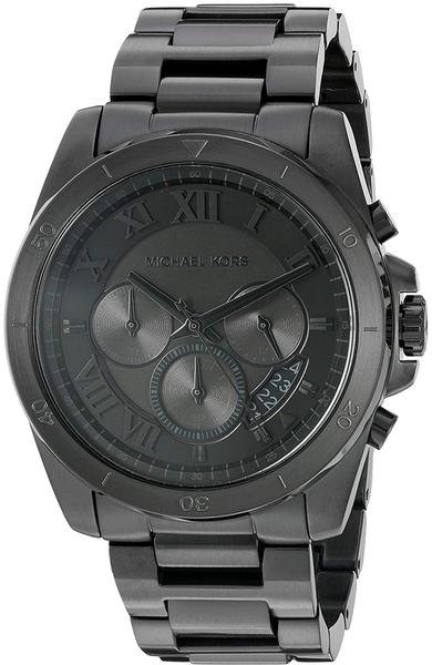 Relógio Masculino Michael Kors MK8482 Chronograph Brecken Black 44mm