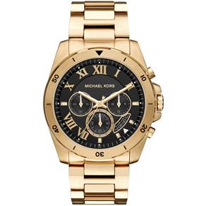 Relógio Masculino Michael Kors Mk8481 Gold Preto 44mm