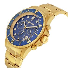 Relógio Masculino Michael Kors MK8267 Everest Gold Blue 45mm