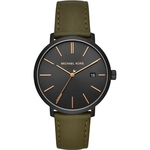 Relógio Masculino Michael Kors Modelo MK8676/0VN Blake Verde Couro Diâmetro 42mm