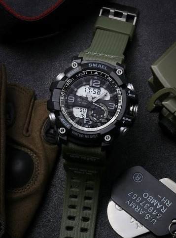 Relógio Masculino Militar G-shock Smael Ws1617 Prova D'água