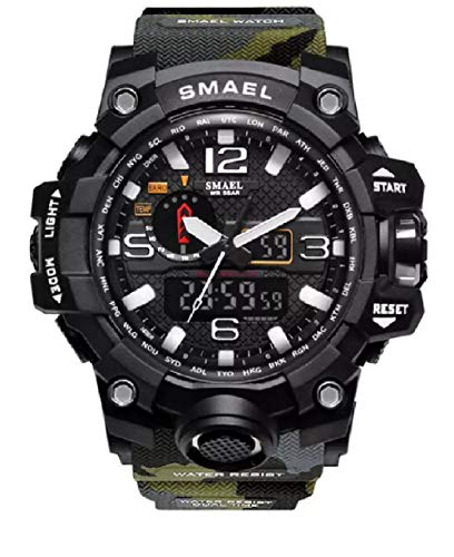 Relógio Masculino Militar Smael 1545 à Prova D'água 50m