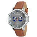 Relógio Masculino Mondaine 76693G0MVNH2 49mm Couro Marrom