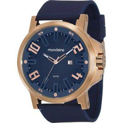 Relógio Masculino Mondaine 99233GPMVRI5 55mm Silicone Azul