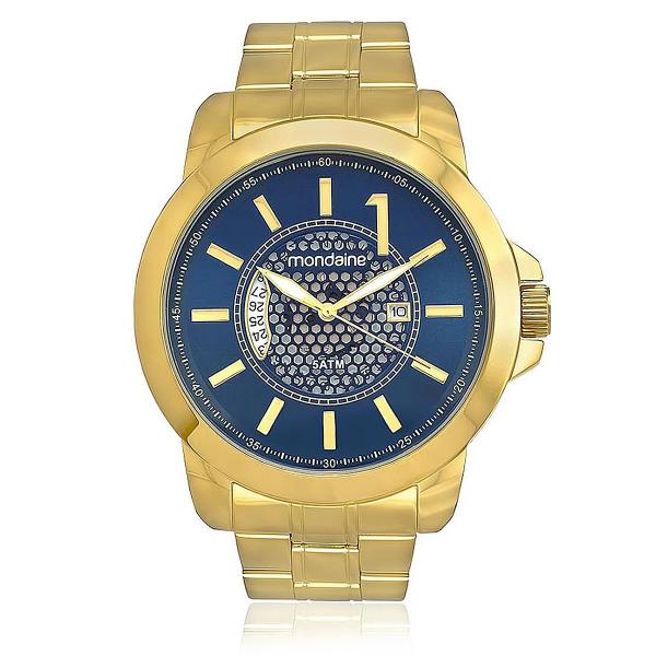 Relógio Masculino Mondaine Analógico 78642GPMVDA1 Fundo Azul