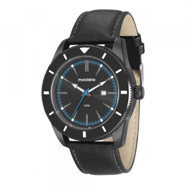 Relógio Masculino Mondaine Analógico 99091GPMVPH1 Aço Negro