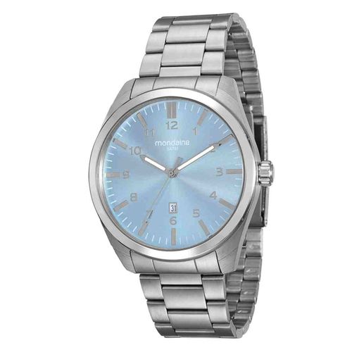 Relógio Masculino Mondaine, Analógico, Pulseira de Aço, Caixa de 4,8 Cm - 94969G0MVNA1