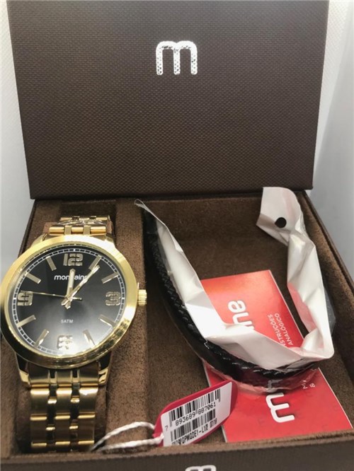 Relógio Masculino Mondaine Dourado 53792Gpmgde1k1