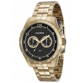 Relógio Masculino Mondaine Dourado Multifunção 99179GPMVDA1