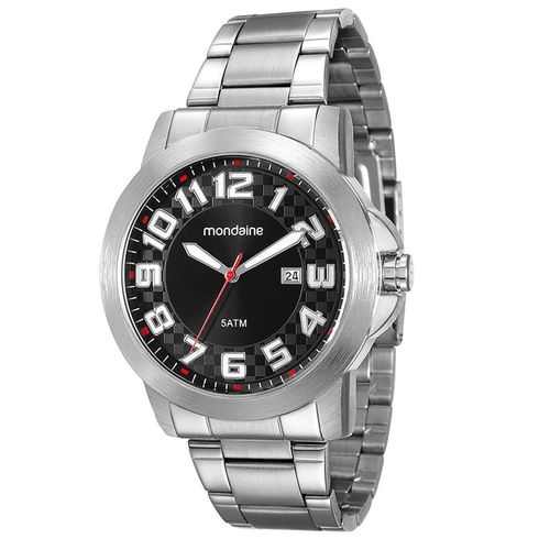 Relógio Masculino Mondaine Original Modelo 94902G0MVNE1 Cor Prata