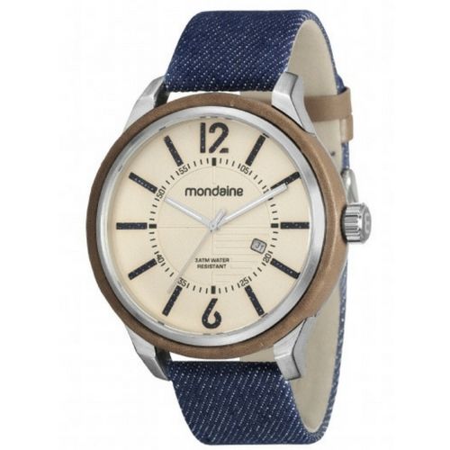 Relógio Masculino Mondaine Pulseira de Couro 89010G0MVND1