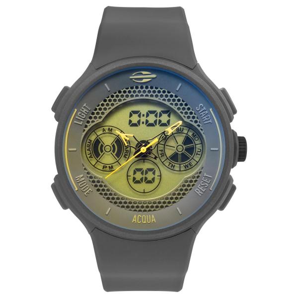 Relógio Masculino Mormaii Action MO1608C/8A 47mm Silicone Cinza