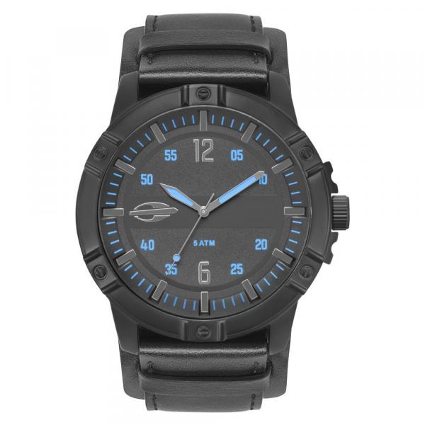 Relógio Masculino Mormaii MO2036IR/2A 50mm Couro Preto