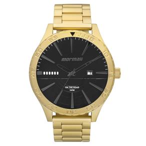 Relógio Masculino Mormaii MO2115AY/4P Pulseira Aço Dourada