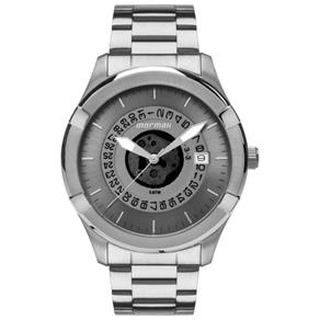 Relógio Masculino Mormaii MO2415AD/1A 48mm Aço Prata