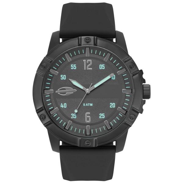 Relógio Masculino Mormaii Steel MO2036IQ/2P 50mm Silicone Preto