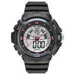 Relógio Masculino Mormaii Wave Mo8902aa/8r 44mm Poliuretano Preto