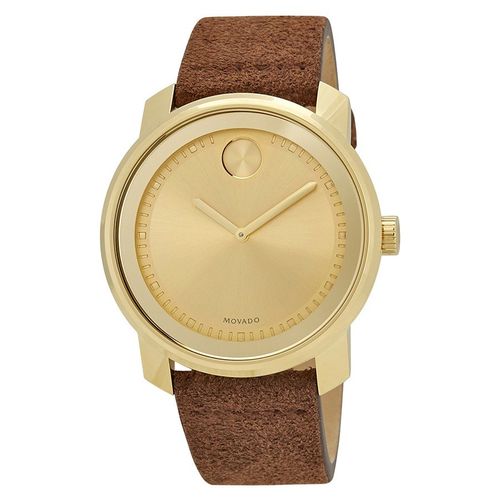 Relógio Masculino Movado Modelo 3600449 - a Prova D'Água / Pulseira em Couro