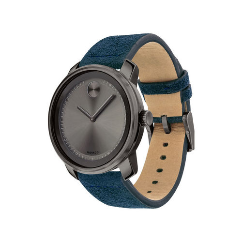 Relógio Masculino Movado Modelo 3600454 - a Prova D'Água / Pulseira em Couro