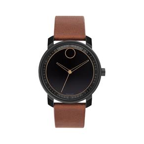 Relógio Masculino Movado Modelo 3600489 41mm - a Prova D`Água / Pulseira em Couro