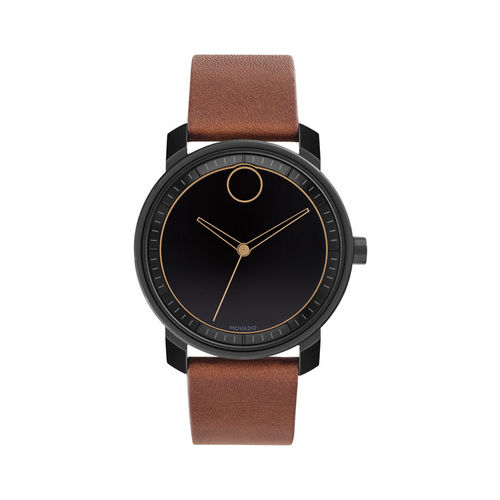 Relógio Masculino Movado Modelo 3600489 41mm - a Prova D'Água / Pulseira em Couro