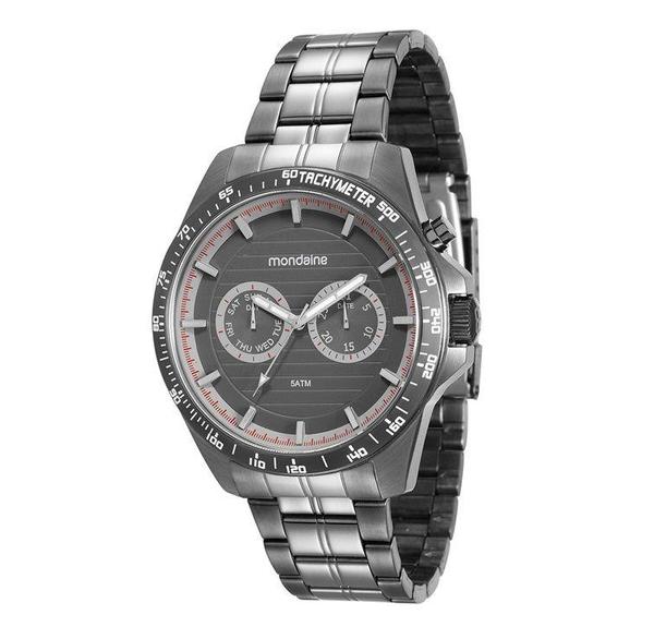 Relogio Masculino Multifunção Grafite Mondaine 99178gpmvsa1