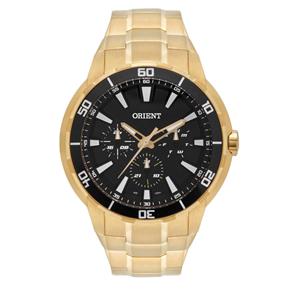 Relógio Masculino Multifunção Orient MGSSM024 P1KX - Dourado