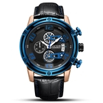 Relógio Masculino Multifuncional Quartzo Megir 2078G - 60
