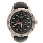 Relógio Masculino Nautica Modelo Ncs 350 N15610g - Pulseira em Couro / a Prova D' Água