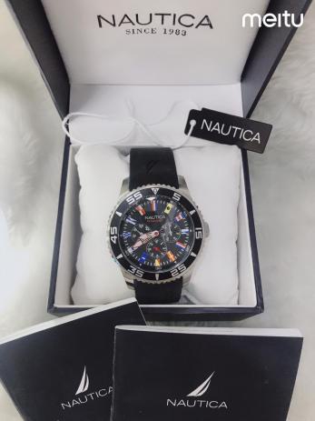 Relógio Masculino Nautica NAD13502G Preto