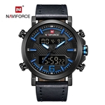 Relógio Masculino Naviforce 9135 BBEBE - Preto e Azul