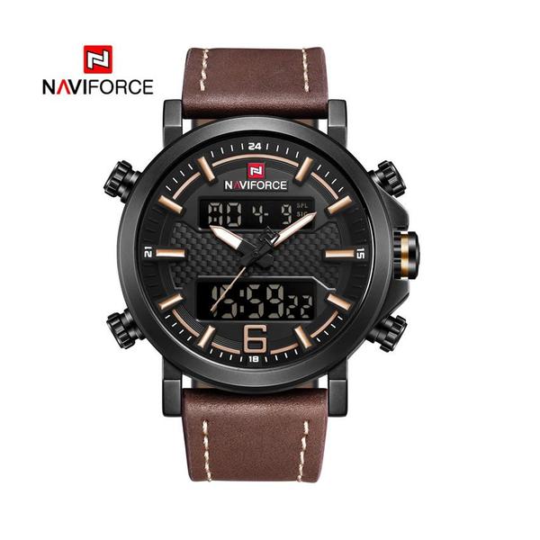 Relógio Masculino Naviforce 9135 - Marron