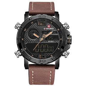 Relógio Masculino Naviforce9134 Esportivo - Preto